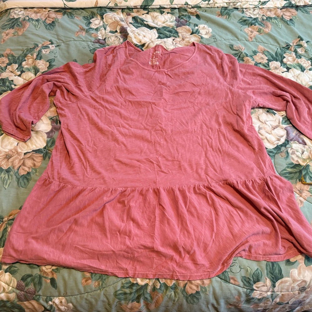Sonoma Women's Dusty Rose Tunic Top